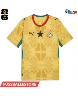 Günstige Ghana Auswärtstrikot WM 2026 Kurzarm